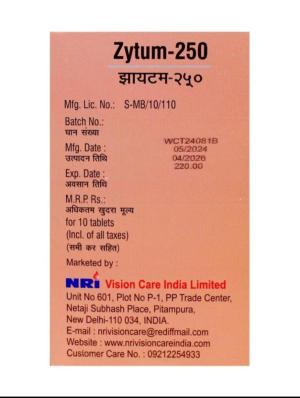 ZYTUM 250 TAB